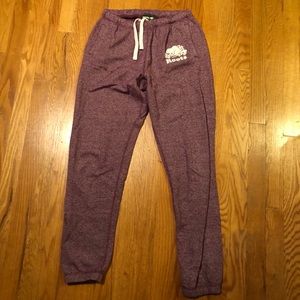 Roots heathered rose sweatpants